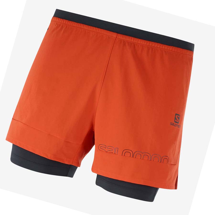 Bermudas Salomon CROSS 2IN1 Hombre Naranjas | MX 3160DFM